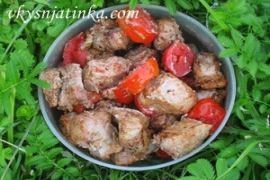 Свиной шашлык в лимонном соке