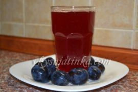 Сливовый компот из свежих слив