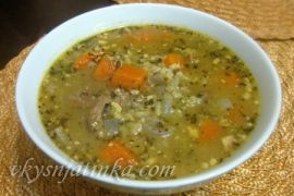 Классический суп харчо из говядины с рисом - фото