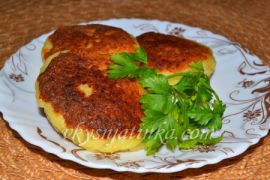 Сырники с грибами - фото
