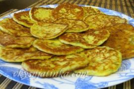 Сырные оладьи
