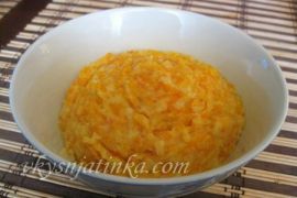 Тыквенная каша с манкой