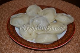 Вареники с фаршем - фото