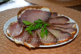 Вяленое мясо в домашних условиях (холодная сушка) - фото