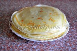 Вкусные блины на молоке