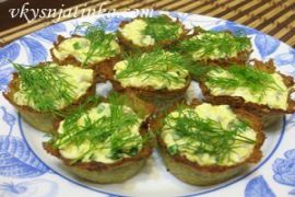 Закуска из селедки и картошки