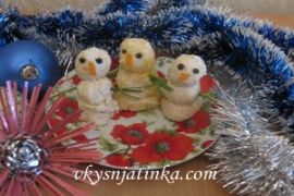 Закуска «Снеговики»