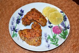 Запеченные куриные крылышки в кефире - фото