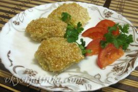 Жареная рыба с сыром - фото