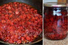 Жареное варенье из малины