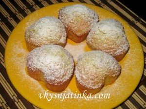 Банановые маффины - фото