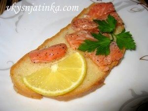 Бутерброды с красной рыбой - фото
