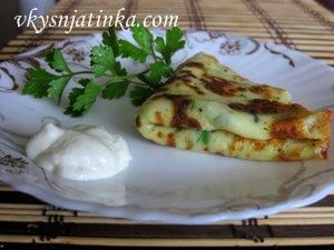 Кабачковые блины - фото