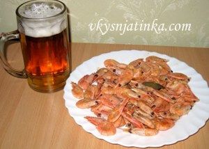 Креветки к пиву - фото