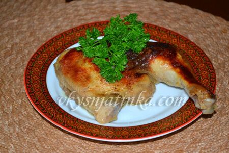 Куриные окорочка с медом - фото