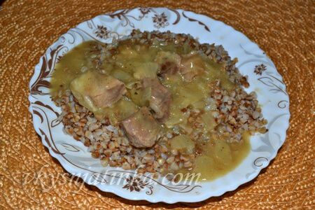 Вкусная мясная подлива из свинины - фото