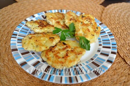 Рубленные куриные котлеты жареные на сковороде - фото