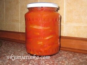 Салат из болгарского перца на зиму - фото
