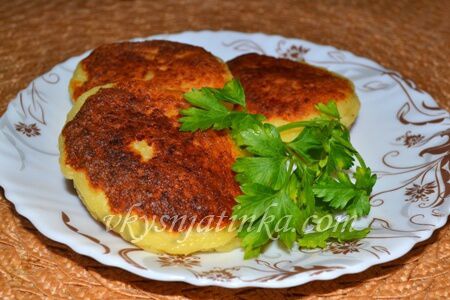 Сырники с грибами - фото