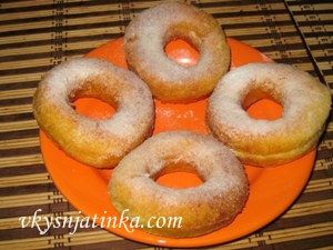 Творожные пончики - фото