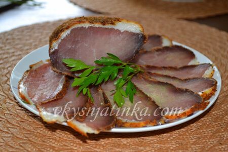 Вяленое мясо в домашних условиях (холодная сушка) - фото