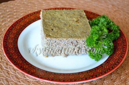 Запеканка из куриной печени с гречкой в духовке - фото
