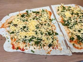 Лаваш с сыром