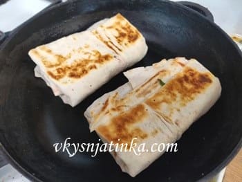 Лаваш на сковороде