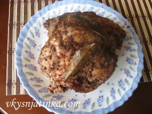 В итоге у нас получилась вот такая вкусная домашняя буженина